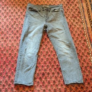 Levi's Wedgie Straight Faded Black/Gray Jeans